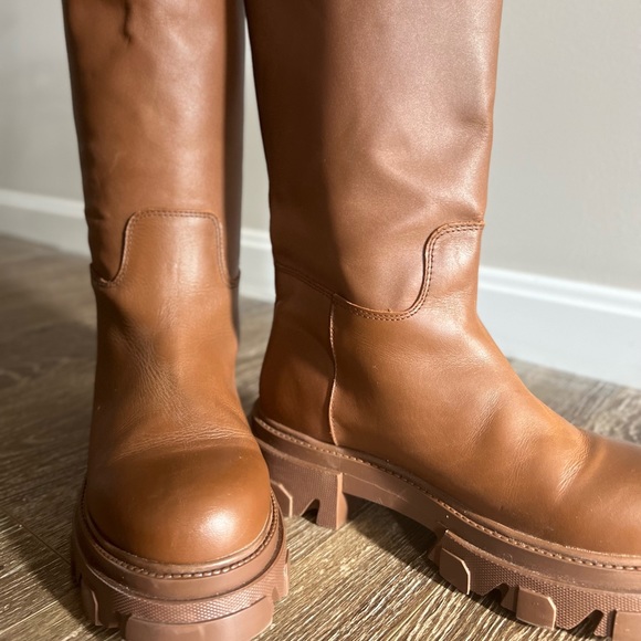 Steve Madden leather boots size 8 - Picture 1 of 7